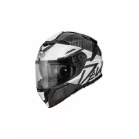 Devil Carbon MN Helmet — 2XL, White, Gray, Gloss