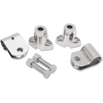 Turn Signal Mounting Bracket Kit — Harley Davidson®, Chrome, Front