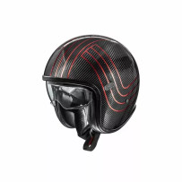 Vintage Platinum Edition Carbon Helmet — XL, Black, Gloss