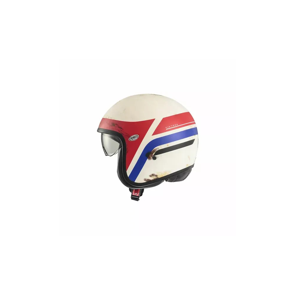 Vintage Helmet — Size M, Matte White