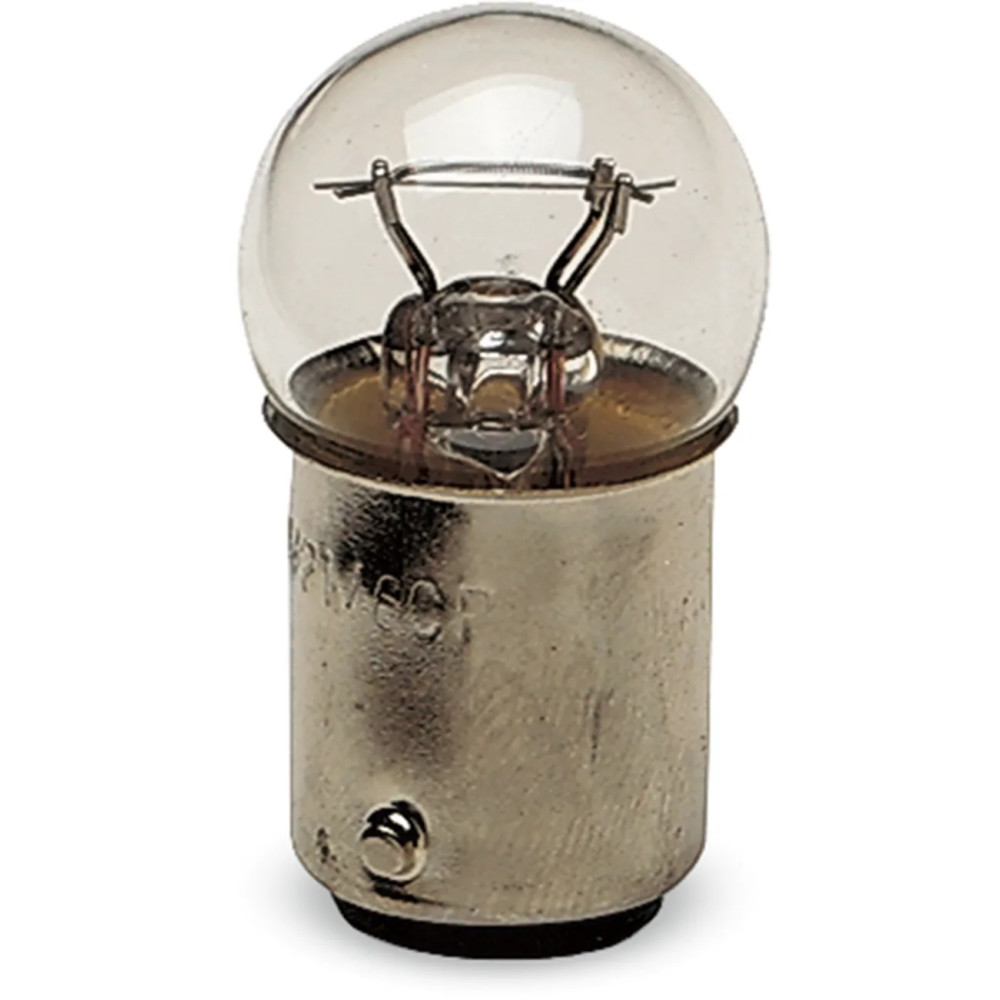 Bombilla de globo pequeña — 12 V, estilo 1156/1157, 1.03" L × 0.720" diámetro, Blanco