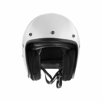 Jet Classic Helmet — 2XL, Open Face, White Matte