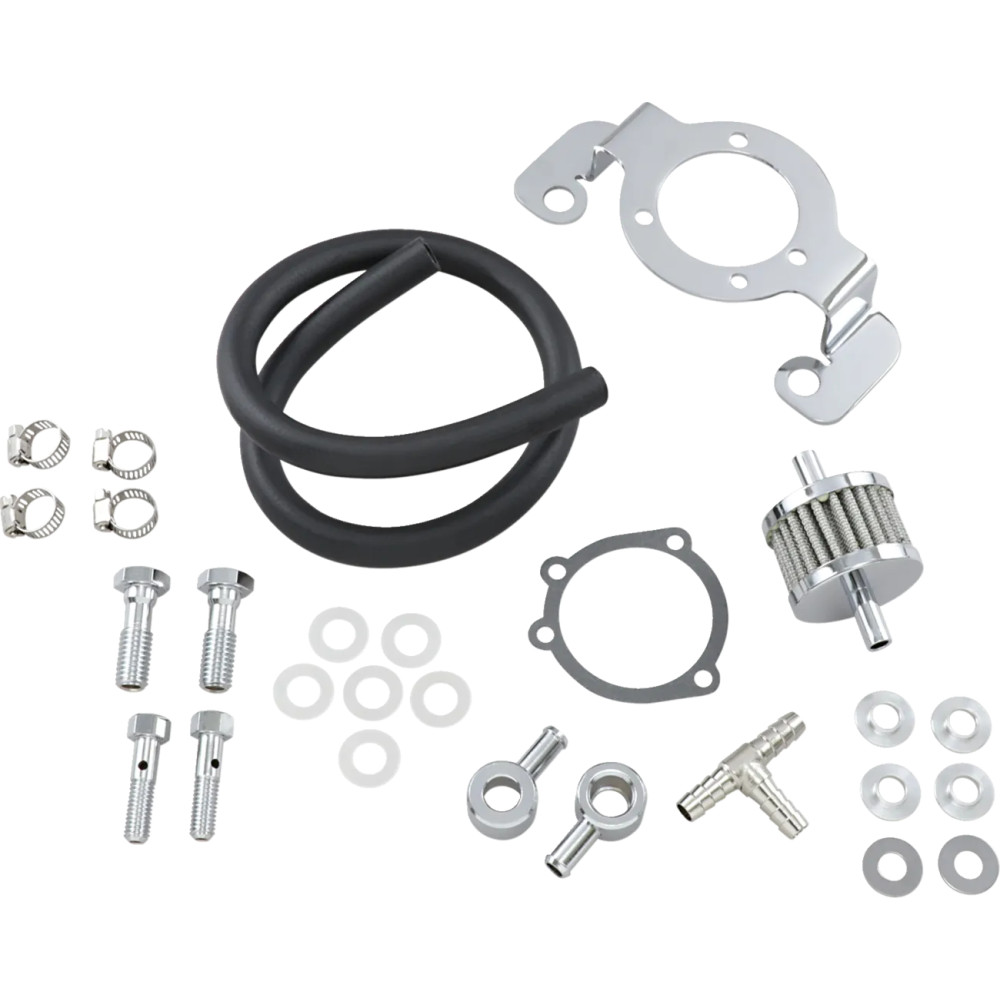 Crankcase Breather with Support Bracket Kit Crankcase Breather with Support Bracket Kit