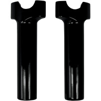 Buffalo Billet Aluminum Handlebar Risers — 1" clamping, 6" rise, Black gloss