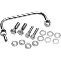 Crankcase Breather Kit — Chrome