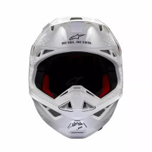 Supertech M10 Solid Helmet — 2XL, White gloss
