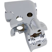 Clutch Lever Bracket — Left perch, Chrome