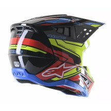 Supertech M5 Action 2 Casco — Talla M, negro brillante