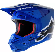 Supertech M5 Corp Helmet — XL, Blue gloss