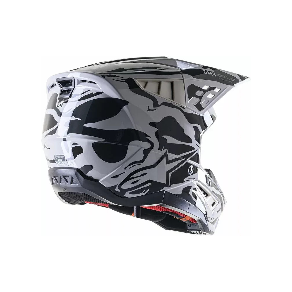 Casco Supertech M5 Mineral — XL, blanco brillo