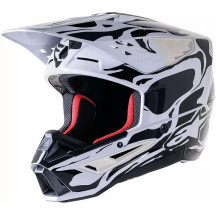 Casco Supertech M5 Mineral — XL, blanco brillo