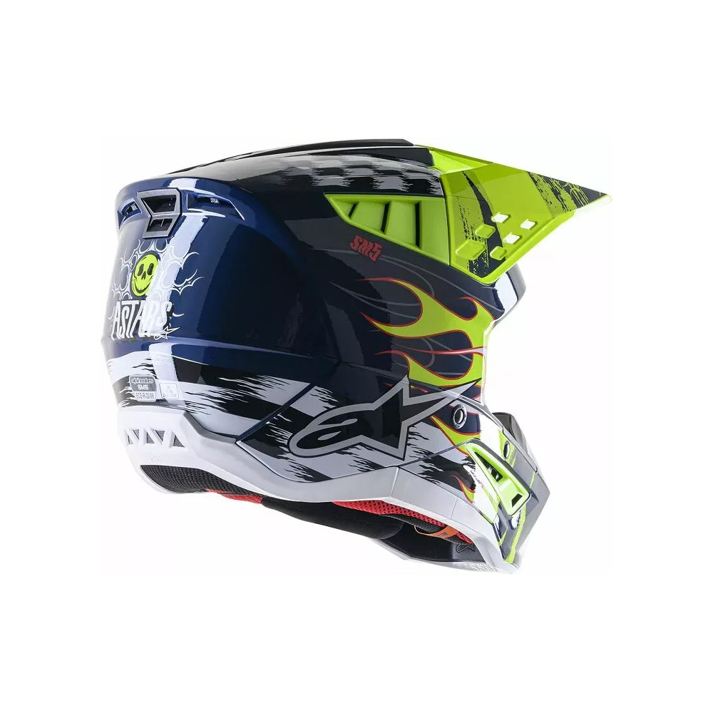 Casco Supertech M5 Rash — XL, azul brillante