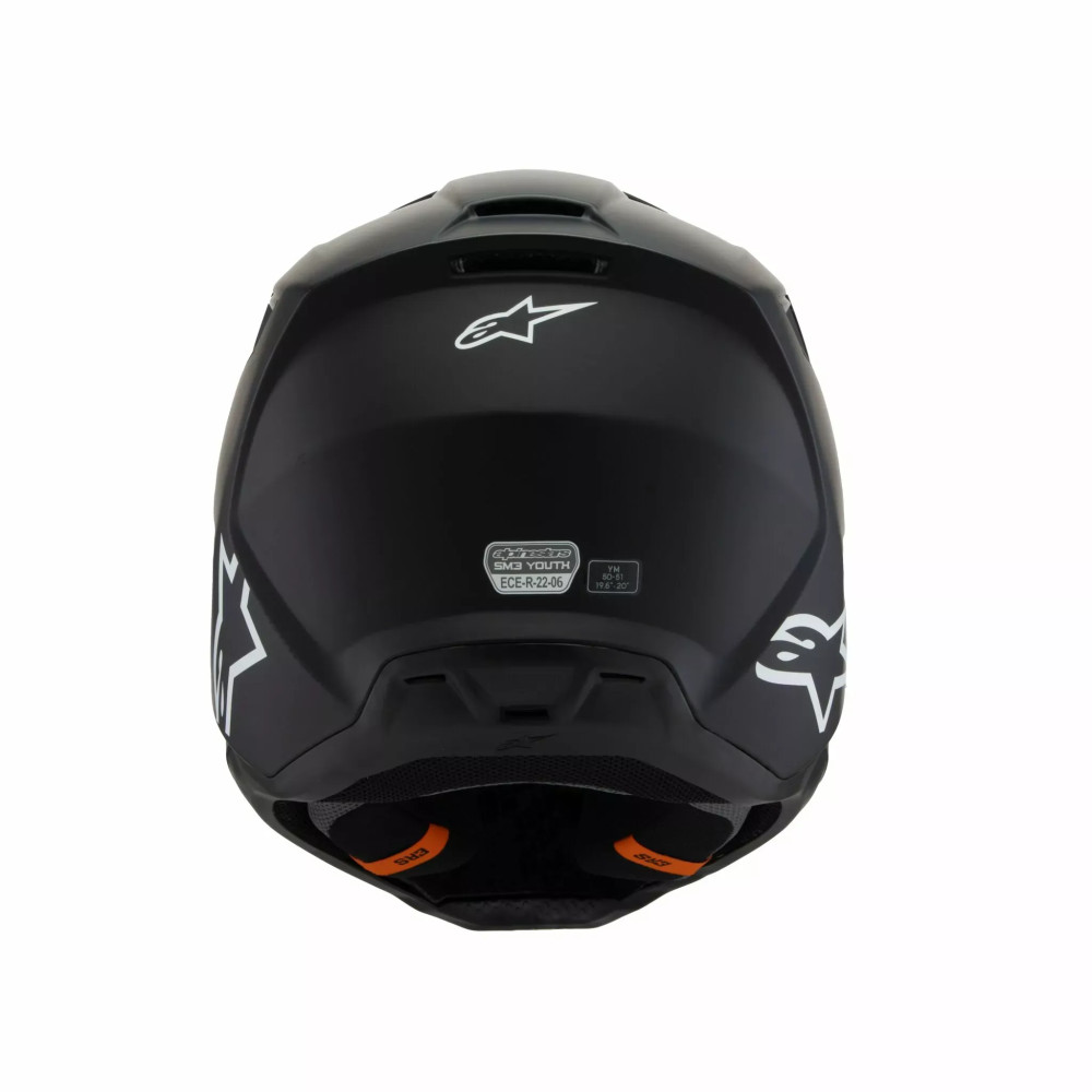 Youth SM3 Solid Helmet — Youth S, Black matte Youth SM3 Solid Helmet — Youth S, Black matte