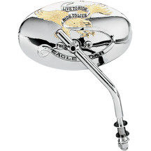 Espejos Personalizados Live To Ride — Oval