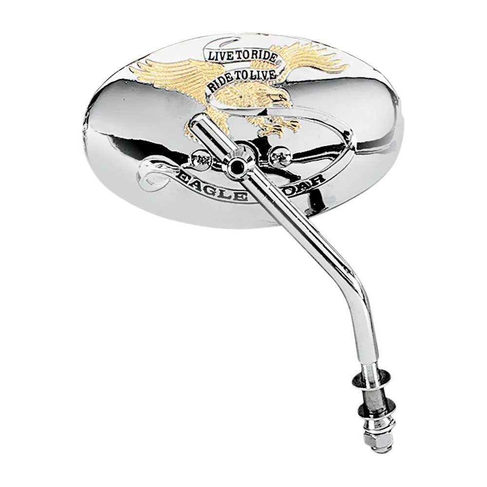 Espejos Personalizados Live To Ride — Oval