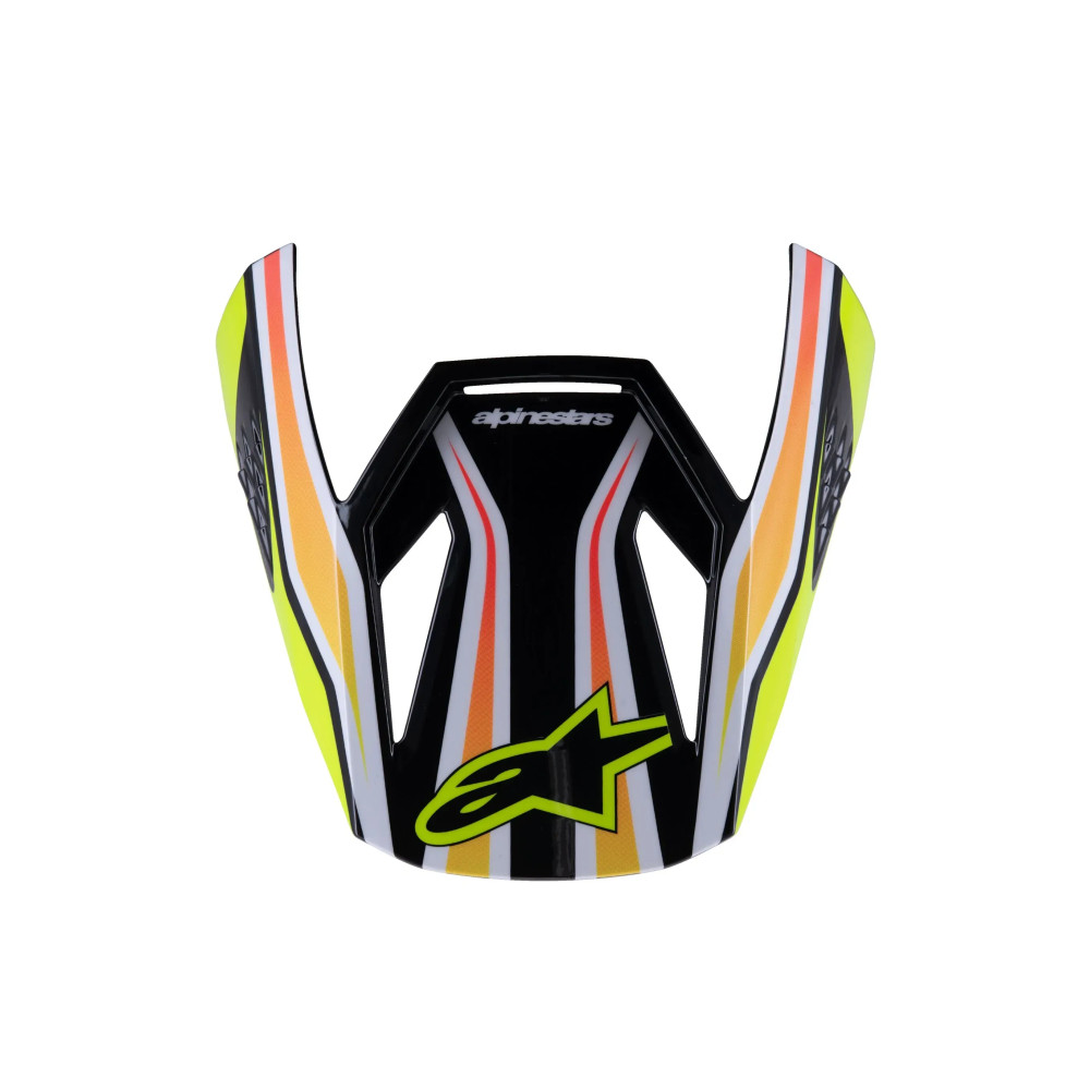 Visera para casco juvenil SM3 Wurx — Negro, azul, amarillo