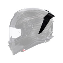 Alerón para casco Hyper — Talla única, negro brillo