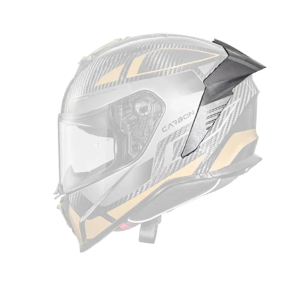Hyper Helmet Spoiler — One Size, Gray gloss