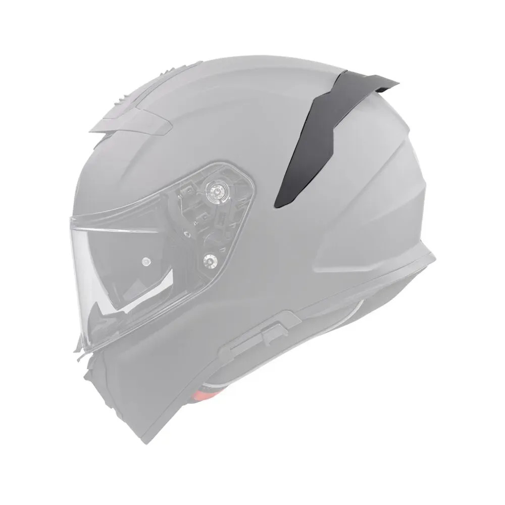 Alerón para casco Devil — PREMIER HELMETS, negro mate, Adulto
