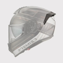 Evoluzione Helmet Spoiler — Black matte, adult