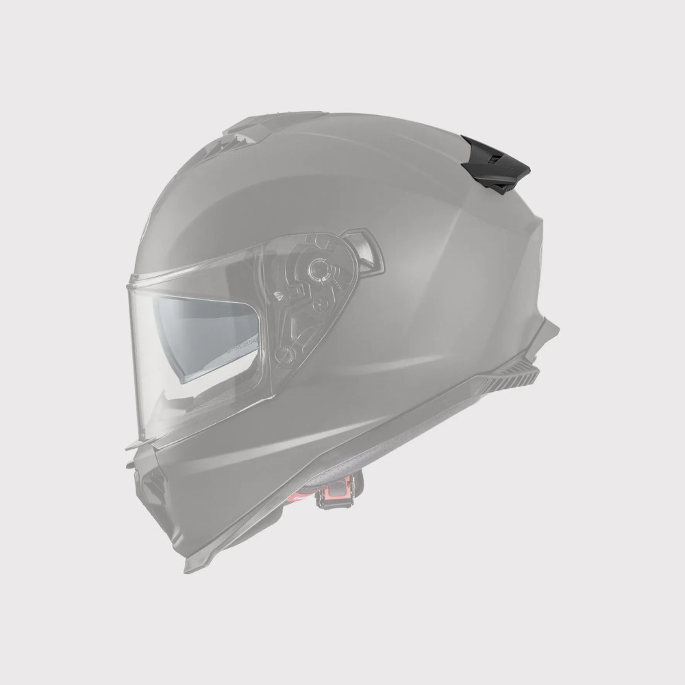 Spoiler para casco Typhoon — Negro, mate