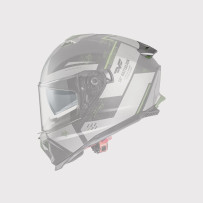 Typhoon Helmet Spoiler — Gray, Adult