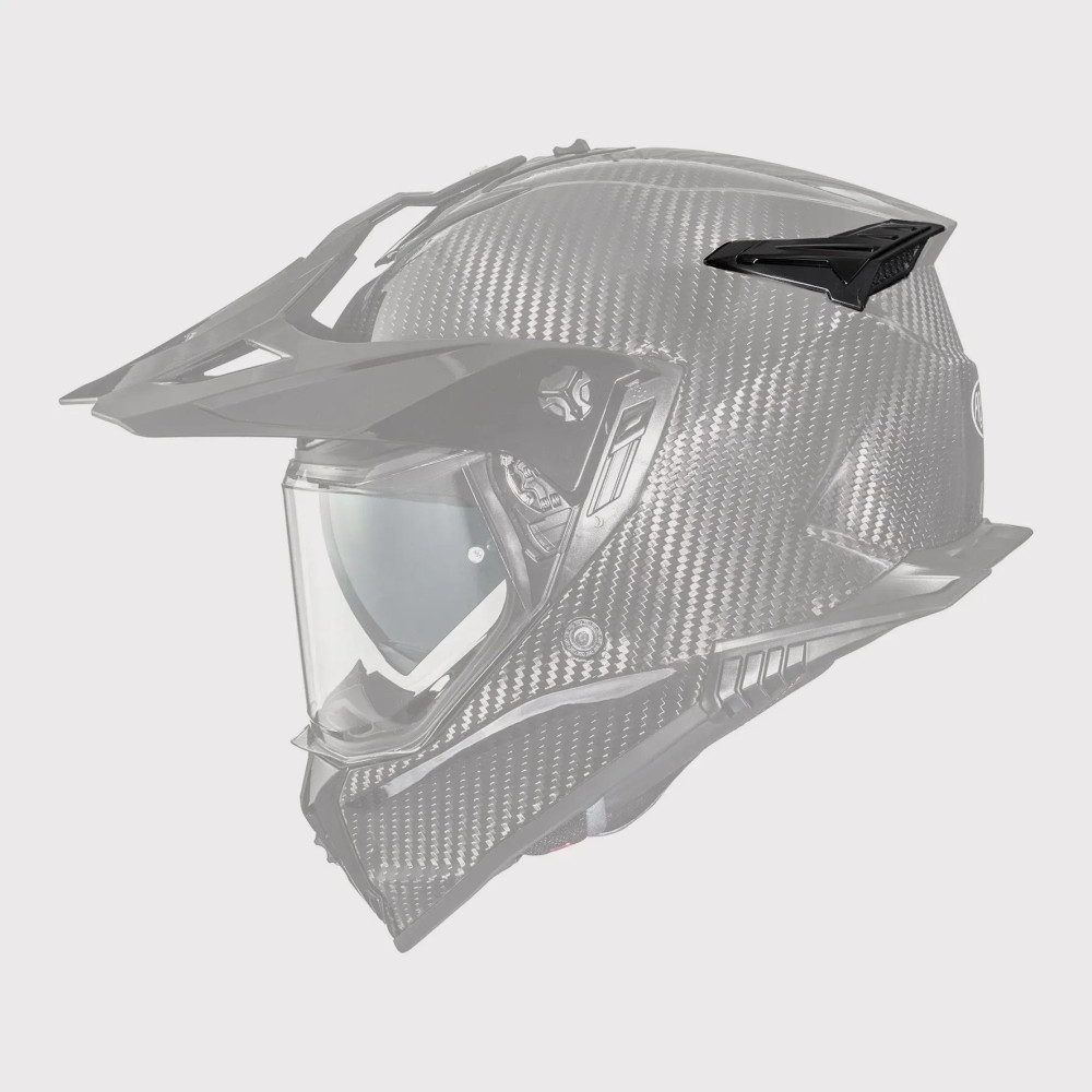 Alerón para casco Discovery — Talla única, negro brillo