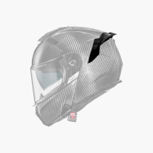 Alerón para casco Legacy GT — 2XS-M, Compatible con Legacy GT Carbon, Negro brillante