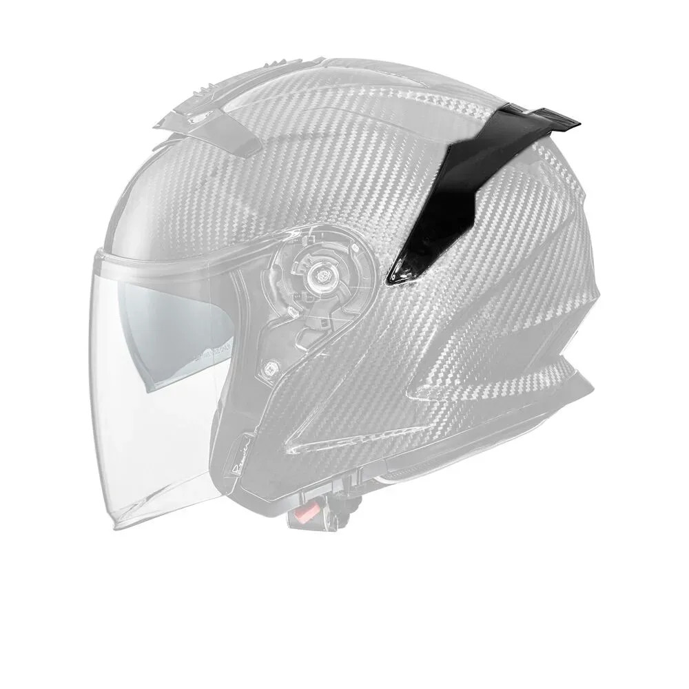 JT5 Carbon Helmet Spoiler — One Size, Fits Legacy GT Carbon, Black