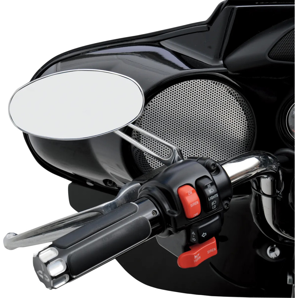 Espejo Stealth I — 5/16\"-18, vástago 12 cm, Cromo