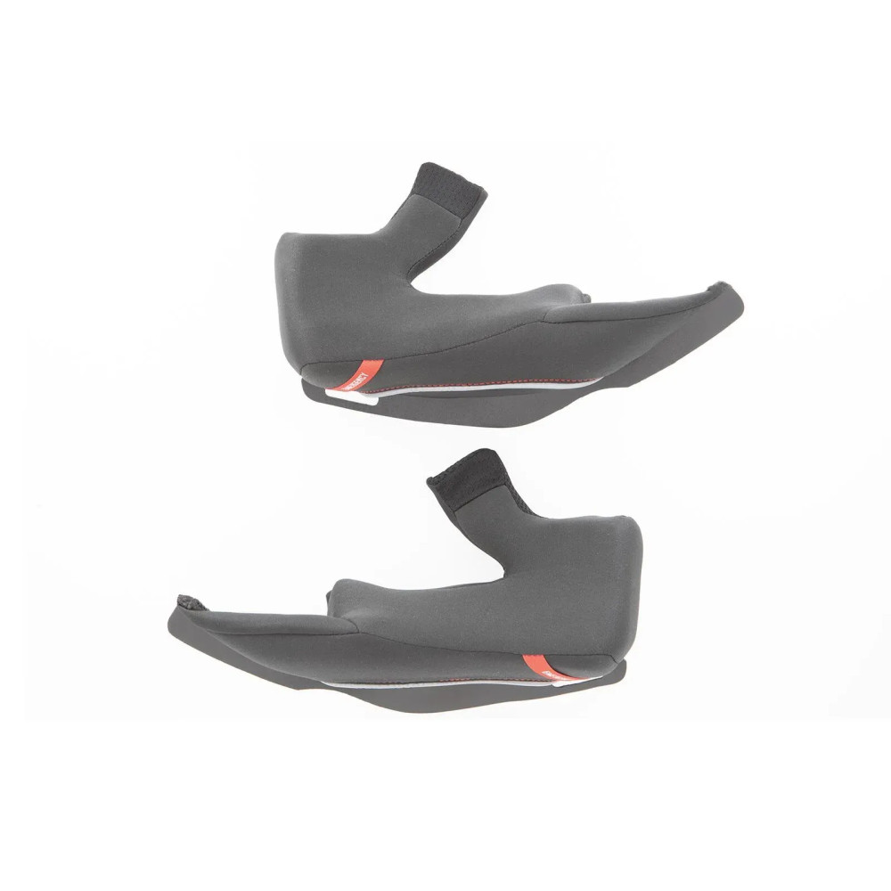 Almohadillas de mejillas Devil — XS, Par, Gris, Rojo