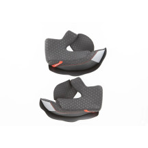 Typhoon Helmet Cheekpads — 2XL, Gray