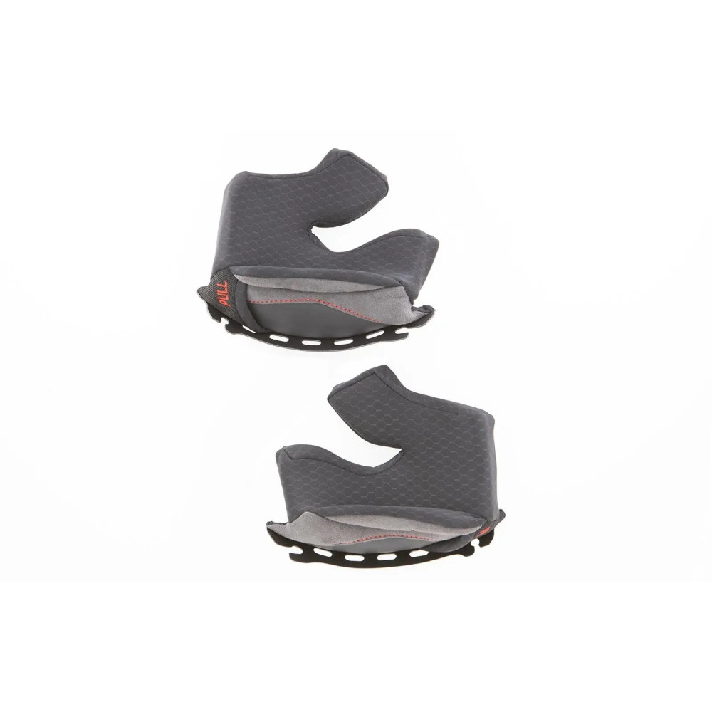 Almohadillas de mejilla para cascos Discovery y Streetfighter — ajuste 2XL, Gris