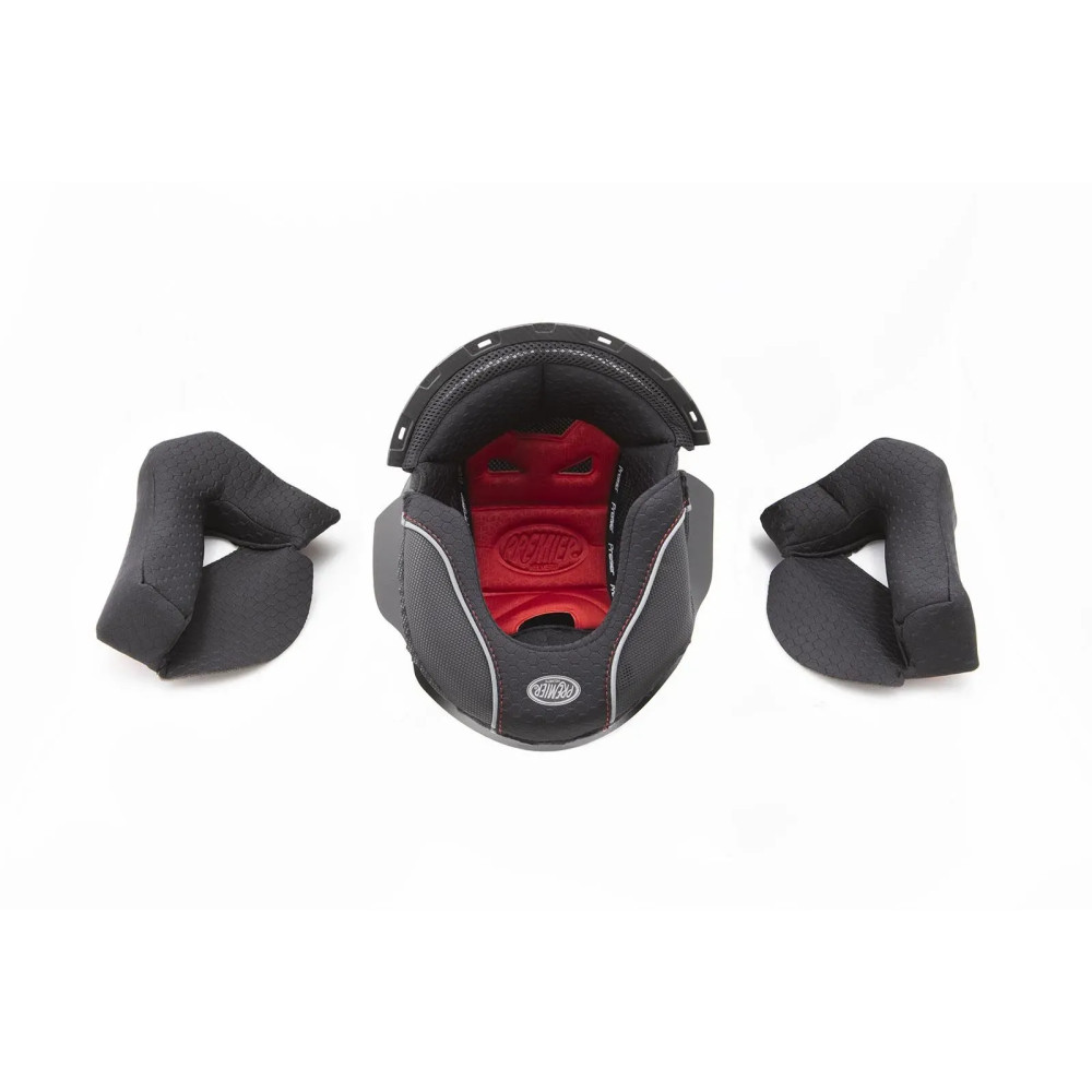 JT5 Helmet Liner — XS, Gray/Red