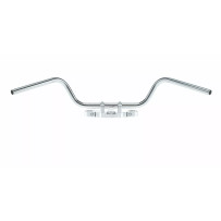 Steel Handlebar 25.4 mm (1") — Mystic bend, Chrome