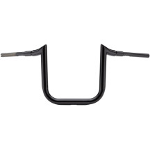 Manillar 1-1/2\" Grande Prime Ape Hanger — abrazadera 1-1/2\", subida 12\", ancho 36\", negro brillo