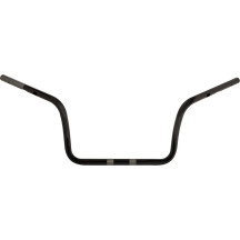 Manillar Ape Hanger de 1" — diámetro de sujeción 25.4 mm, elevación 25.5 cm, negro brillante