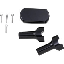 Solid Handlebar Riser & Top Clamp Kit