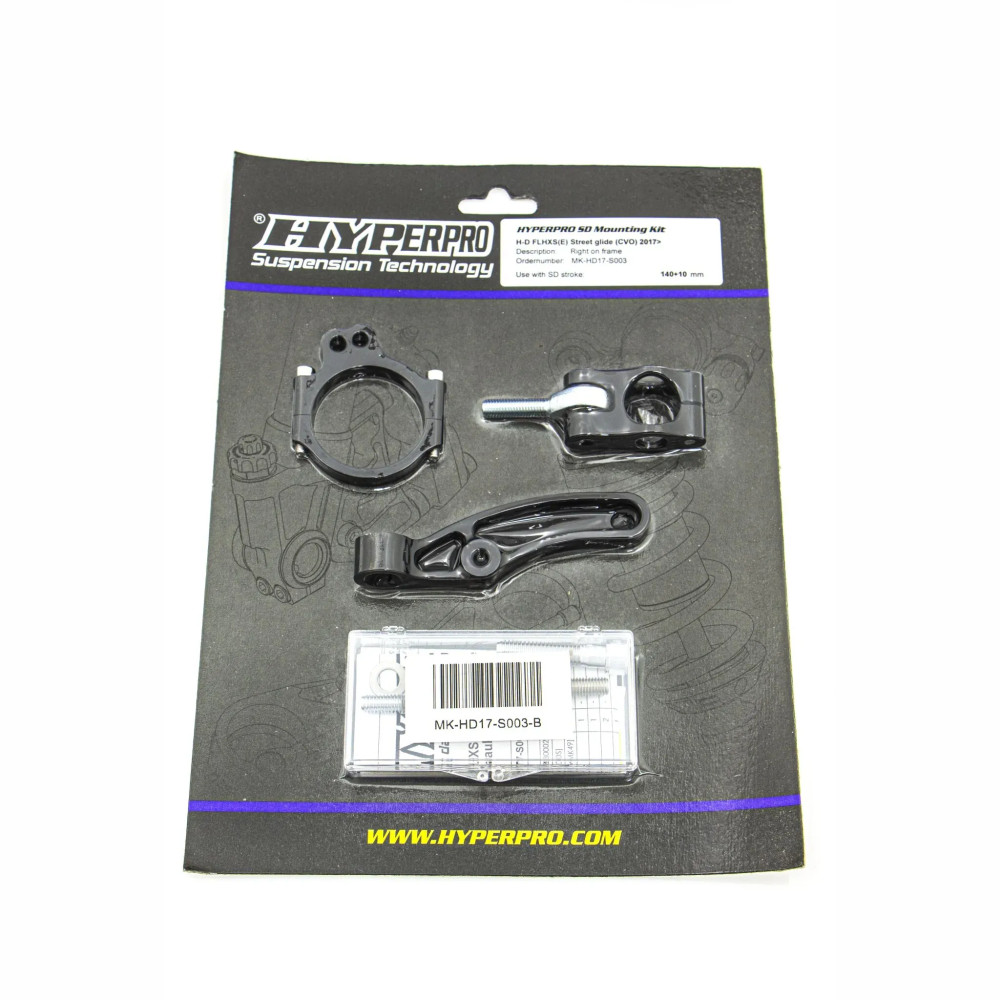 Steering Damper Mounting Kit — Black